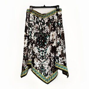 ECI Women’s Asymmetric Skirt Size 10 Knee Length Hippie Fairy Boho Festival